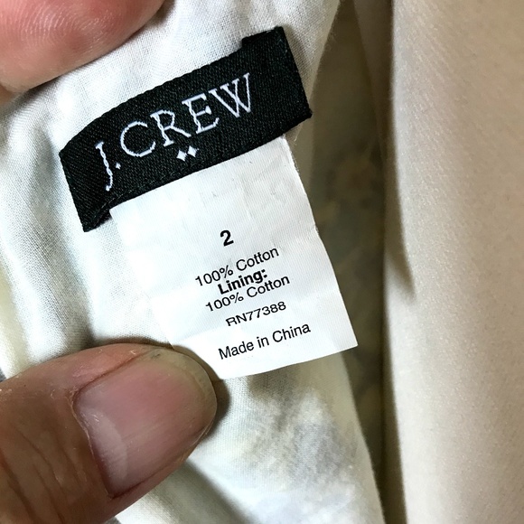 J Crew Blue/White/Black Summer Dress, Strapless - Picture 7 of 7